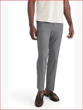 Slim Fit Khaki Smart 360 Tech Pants for Men